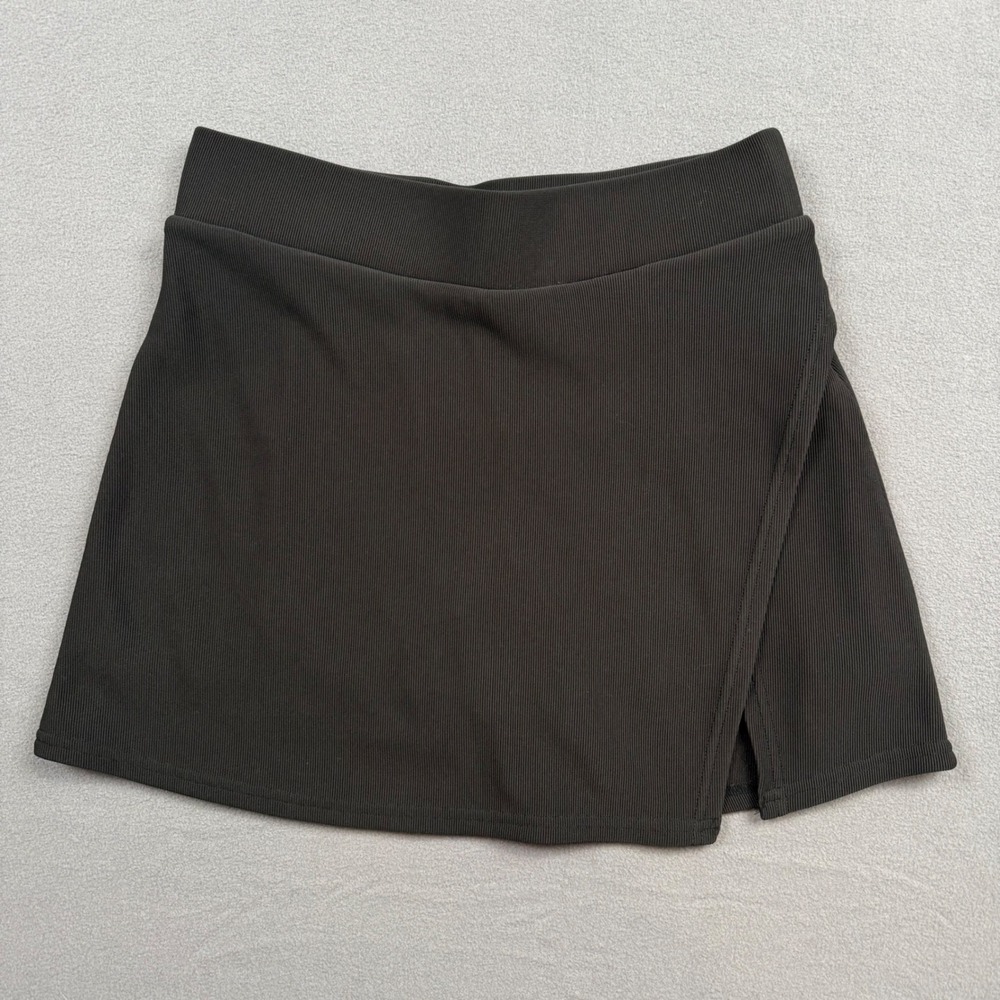 Move Theology Skort Wrap Ribbed Knit Tennis Country Club Activewear Large